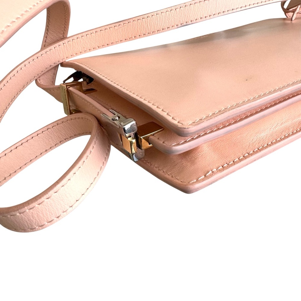 Balenciaga Shoulder Bag Crossbody Light Pink Leather - Picture 11 of 17